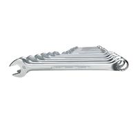 Jeu De Clés Mixtes GEDORE 24 Pièces Acier Chrome Vanadium Chromé Mat Satiné