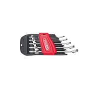 KS Tools – Jeu de 5 clés mixtes métriques 922.0040 – Clés à cliquet sur support 8–19 mm 15°