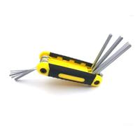 Jeu de clés pliantes conçues pour la réparation et l'assemblage d'équipements photographiques avec poignée antidérapante et têtes d'outils de protection