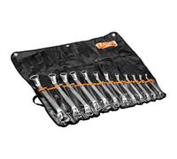 Jeu de clés polygonales doubles longues coudées (12 pcs) avec trousse - BAHCO 2M_12T
