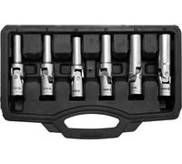 Jeu de clés pour bougies de préchauffage - Yato - YT-05339 - 6 pièces - Acier - Noir