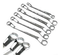 Jeu de clés professionnelles à double extrémité, clés métriques à 45 degrés, design en acier au chrome vanadium pour un accès serré (12 x 14 mm)