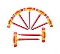 Jeu de clés Prune de type T pour tailles T10 à T40, isolation nominale 1000 V et résistance à la pression (T40)