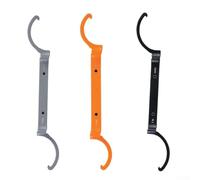 Jeu de clés réglables pour contre-écrous de conduits | Clés à contre-écrou coudé décalé de 1/2", 3/4", 1" avec embouts crochetés | Rangement magnétique et marquages de taille gravés