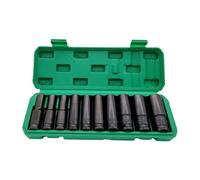 Jeu de cliquet électrique fin sans fil | Joint de tête à douille 10 mm-24 mm - 10 x Clé à cliquet de batterie, poignée antidérapante pour usage domestique