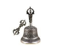 Jeu de cloches de méditation bouddhiste tibétaine, utilisez cette cloche pour aider l'esprit à entrer dans un espace calme et méditatif ou pour sonner à la fin d'un bain sonore pour signaler la fin