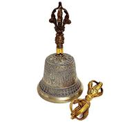 Jeu de cloches de méditation bouddhiste tibétaine, utilisez cette cloche pour aider l'esprit à entrer dans un espace calme et méditatif pour la méditation, la prière, le Reiki, l'éveil, la