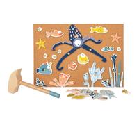 Jeu de clous - La mer - Motricité fine - Kit créatif - 3 ans et plus - Multicolore