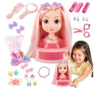 Jeu de coiffure et de beauté pour filles - Set de coiffure symbolique pour petites filles, kit interactif de déguisements pour le coiffage entre parents et pour voyager à la maison et