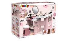 Smoby Centre de Beauté My Beauty Center 3 en 1 – Coiffure, Onglerie, Maquillage – 26 accessoires