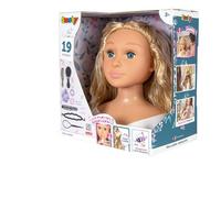 Smoby Poupée Mijn Beauty Kappop Blonde avec accessoires, 19 pièces
