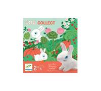 Jeu de collecte Djeco Little Collect pour 2 ans 1/2 à 5 ans Illustrations nature Menthe Corail Blanc