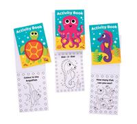 Jeu de coloriage - Baker Ross - FE529 - Mini-livre d'activités - Thème marin - 3 ans et plus