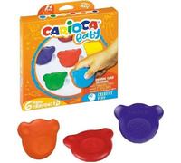 Carioca 42956 Lot de 6 crayons de cire en forme d’ourson Multicolore