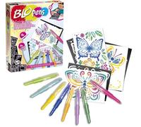 Jeu de coloriage - Lansay - 23576 - 8 blopens - 6 pochoirs - Multicolore