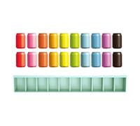 Jeu de combinaison de couleurs, jouet de devinettes de bouteille, 28 x 5 cm Design éducatif compact, matériau authentique sûr pour les , défi de teaser de cerveau pour les voyages, e