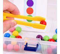 Jeu De Concentration Montessori Pour Enfants, Nouveau Jouet De Test, Perles À Clipser, Entraînement À La Logique, Enseignement De La Motricité Fine, I7a3