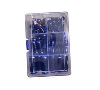 Jeu de connecteurs poussoirs for utilisation de tuyaux, 50 pièces, 4/6/8/10/12, pièces pneumatiques, accessoires(50PCS box)