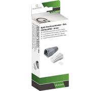 Jeu de connecteurs RJ-45-CAT 5e Quadrios 1906C173 RJ45 mâle, droit gris 25 pc(s)