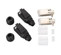 Jeu de Connecteurs RJ45 de Type Assemblage à 8 Cœurs pour un Transfert de Signal Efficace - Paquet de 10 pour le Câblage de la Salle des Machines et les Applications Industrielles