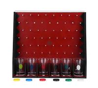 Jeu de Conseil d'administration, Buvez Un Jeu de fête interactif Amusant pour Les Adultes Bachelor Parties Cocktail Nights Board Board avec 6 Verres de Verres