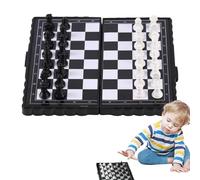 Jeu De Conseil D'échecs Magnétique - Match De Stratégie Portable, Kit De Puzzle De Voyage | Jouet De Cerveau Logique, Table D'ardoise De Miniature du Système De Zone De Zone De Plate