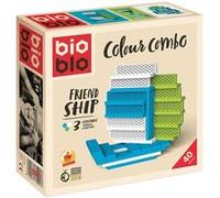 Jeu de construction 40 BRIQUES 3 COULEURS MINI BOX BIOBLO Multicolore Multicolore G