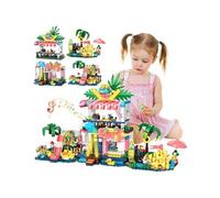 Jeu de construction - 675PCS - Maison de plage 4 en 1 - Cadeaux pour enfants Garçons Filles âgées de 6+
