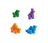 Jeu de construction aimanté mini dinosaures