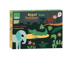 Jeu de Construction Animaux de la Jungle en Bois par Ingela P. Arrhénius