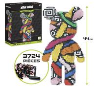 Jeu de construction artistique - SILVERLIT - Brik Haus Ours XXL - Plus de 3600 pièces - Objet déco contemporain