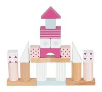 Jeu de construction Baril 50 cubes Life style Framboise Goki®