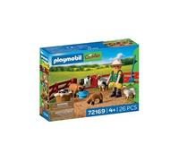 Jeu de construction Berger avec enclos à moutons & chien