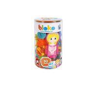 Jeu de construction - BLOKO - Tube de 30 et 1 figurine - dès 12 mois Multicolore