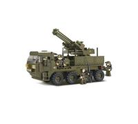 Sluban – Jeu de construction M38-B0302 Camion Batterie Anti-aérienne – 311 pièces, soldats articulés