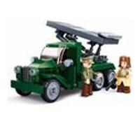 Jeu de construction brique emboitable sluban army russe missile guns bataille de budapest M38-B0975 sluban G