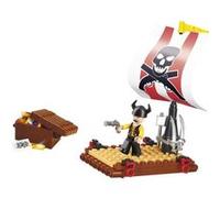 Jeu de construction brique emboitable Sluban pirate radeau de pirates m38 b0277 figure articulé G