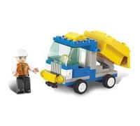 Jeu de construction brique emboitable Sluban town camion benne m38 b0178 figurine articulé G