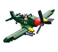 Jeu de construction brique emboitable Sluban wwii avion chasseur russe armé m38 b0683 soldat articulé G