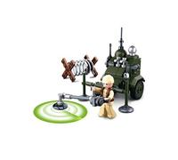 Sluban Jeu brique emboîtable M38-B0678 – 2e Guerre mondiale démineur armé, soldat articulé, 4 en 1