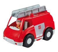 Jeu de construction camion de pompier ECOIFFIER Abrick 15 briques + 1 pompier échelle pivotante Rouge multicolore