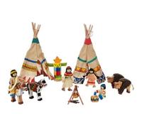 Jeu de construction - CAMP D'INDIENS - 14 pièces - Extérieur