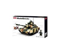 Sluban Grand Char de Combat Militaire Tank Briques de Construction