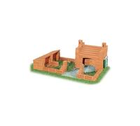 Teifoc Jeu de construction Château/Maison Petit coffret 3 plans Argile à monter soi-même