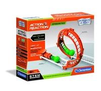Clementoni - 19115 - Science et Jeu - Action et Réaction - Circuit de Billes pour Enfants de 8 à 99 Ans - Pack d'Extension de Parcours - avec Looping Accélérateur