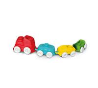 Clementoni – Train sensoriel Clemmy – Jouet éveil dès 6 mois, blocs souples, fabriqué en Italie