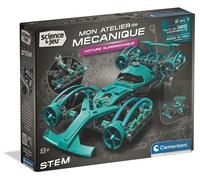 Clementoni Voiture supersonique – Mon Atelier Mécanique – 2 modèles (voiture ou drone) – 8 ans