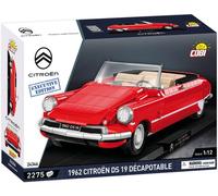 JEU DE CONSTRUCTION - COBI - 1962 CITROËN DS.19 DECAPOTABLE - ROUGE - ÉDITION LIMITÉE