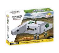 Jeu de construction - COBI - Bunker Regelbau 667 - 630 briques - 2 figurines - Blanc