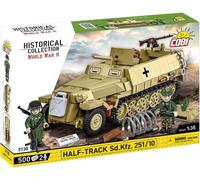 Jeu de construction - COBI - Half-Track Sd.Kfz.251/10 - 500 éléments - 6 ans - Vert